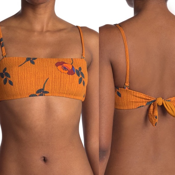 NWOT Vitamin A MILA bandeau Top in Flo 4/XS - Picture 2 of 7